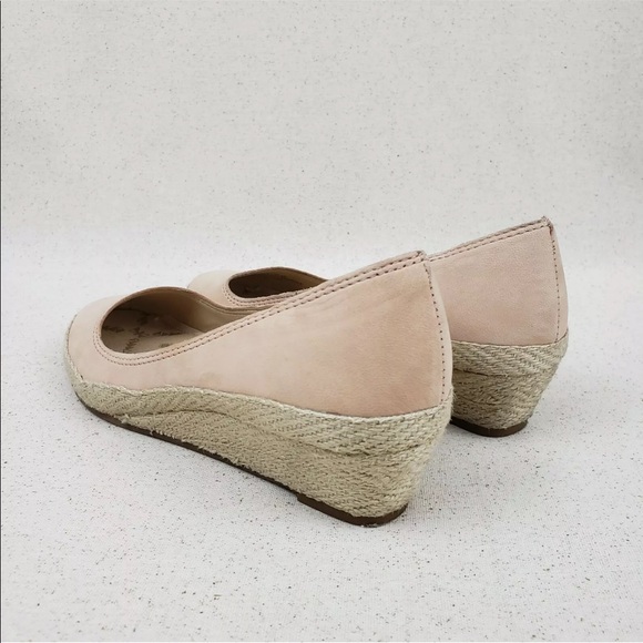 Lucky Brand Tilly Leather Wedge Espadrilles Shoes - Picture 3 of 8